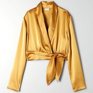 Babaton Davis Blouse in Gold